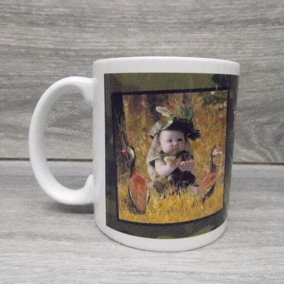 Leanin Tree Mug Gift This Place Quacks Me Up Duck Baby Costume Coffee Cup - Picture 1 of 12